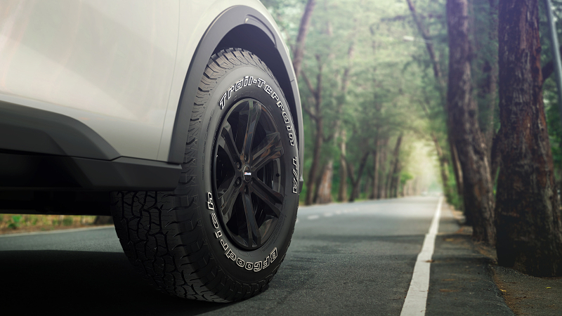 BFGoodrich Trail Terrain T/A - typický pôsobivý vzhľad ramena