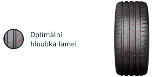 Optimálna hĺbka lamiel pre vyššiu pozdĺžnu a priečnu tuhosť.