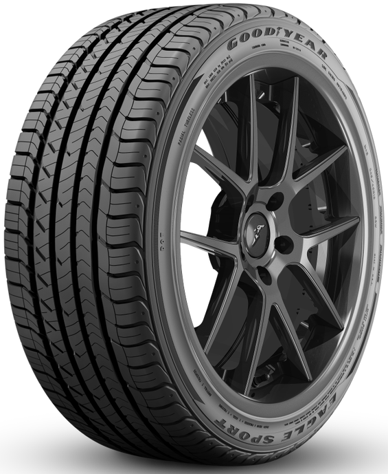 Goodyear Eagle Sport All Season - pohľad na pneumatiku. Goodyear Eagle Sport All Season - pohľad na pneumatiku.