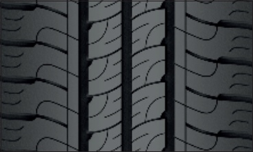 Goodyear EfficientGrip Cargo - lepšie brzdenie na mokrej vozovke.