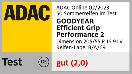 EfficientGrip Performance 2 - 2 miesto ADAC