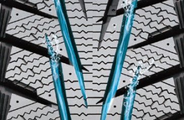 Hankook Winter i*cept RW10 - Dezén v tvare písmena 