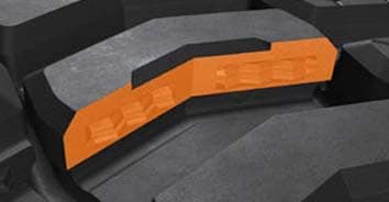 3D lamely zvýšený nájazd a trakcia