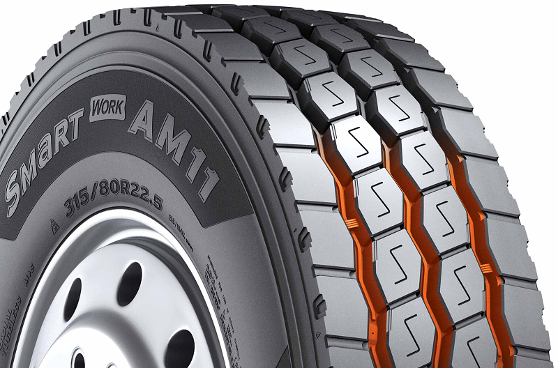 Hankook Smart Work AM11 - Obmedzenie zavrtávania kamienkov.