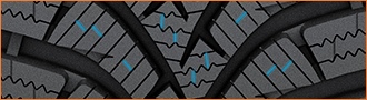 Hankook Winter i*cept RS2 (W452) Zárezky pre priľnavosť na ľade.