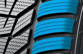 Hankook Winter i*cept evo3 - Optimalizovaná tuhosť blokov