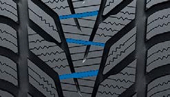 Hankook Winter i*cept evo3 - Optimalizované cik-cak ramenné drážky