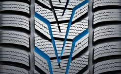 Hankook winter i*cept evo3 X - Dezén v tvare písmena V