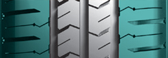 Nexen Roadian CT8 - Rebrované bloky.