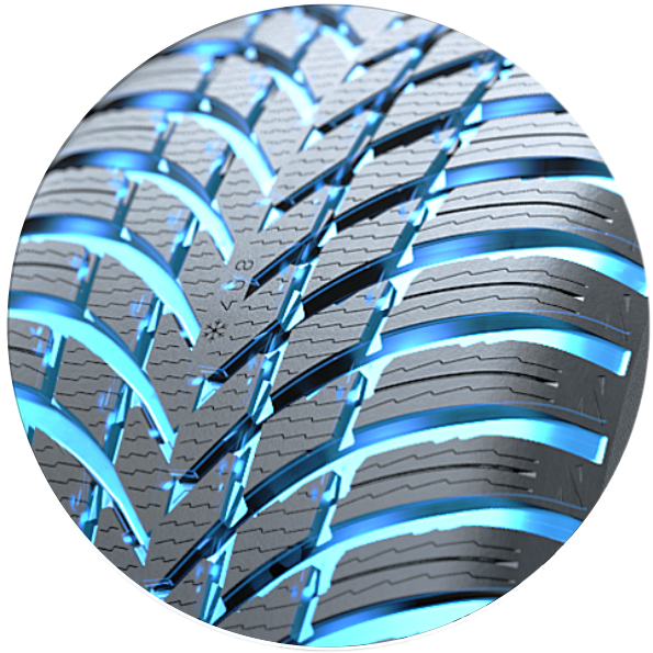Nokian Tyres Snowproof 2 - odvod vody