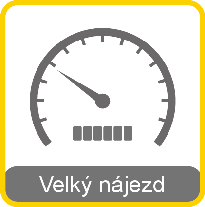 Vysoký kilometrový nájazd