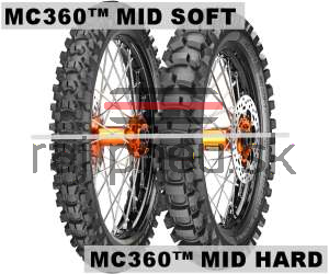 Metzeler MC360 Mid 68M TT Hard Rear
